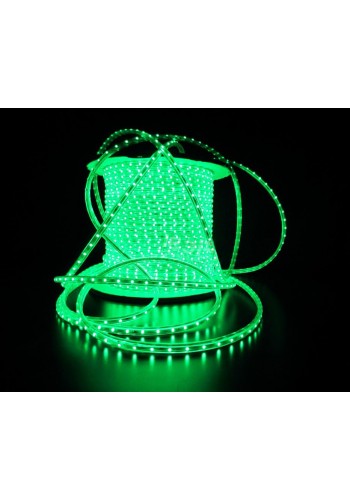 Уличный плоский светодиодный шнур Lumion Led Duralight 6*12 мм 60 LED/м.п. наружный цвет зеленый