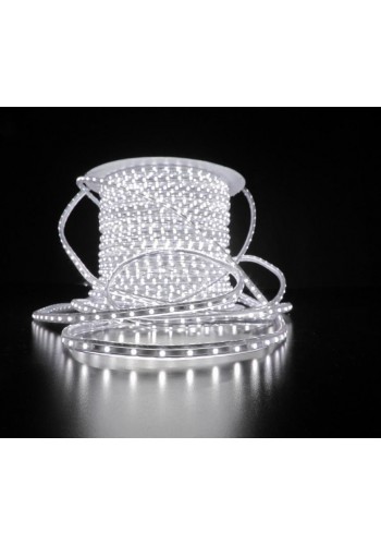 Уличный плоский светодиодный шнур Lumion Led Duralight 6*15 мм 60 LED/м.п. наружный цвет белый