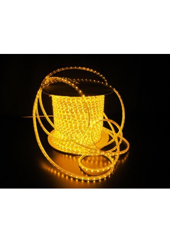 Уличный плоский светодиодный шнур Lumion Led Duralight 6*15 мм 60 LED/м.п. наружный цвет желтый