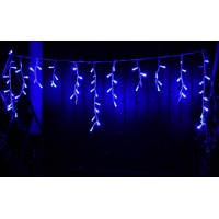 Гірлянда вулична бахрома LUMION 120Led 2x0,9m 230V синій IP44 EN