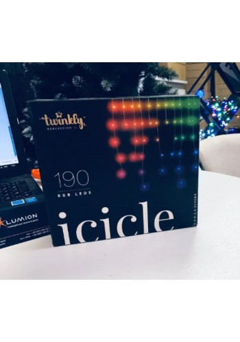 Smаrt гирлянда бахромаTwinkly Icicle 190 LEDs Multicolor