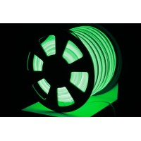 Уличный световой шнур Lumion 220V SMD NEON FLEX 15*26мм, 81 светодиода/м.п., 50м/ рул цвет зеленый