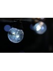 Вулична світлодіодна ретро-гірлянда лампочки Lumion Galaxy Bulb String 10м 30 ламп зовнішня колір білий холод.