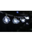 Вулична світлодіодна ретро-гірлянда лампочки Lumion Galaxy Bulb String 10м 30 ламп зовнішня колір білий холод.
