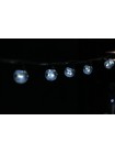 Уличная светодиодная ретро-гирлянда лампочки Lumion Galaxy Bulb String 10м 20 ламп наружная цвет белый холод.