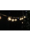 Уличная светодиодная ретро-гирлянда лампочки Lumion Galaxy Bulb String 10м 50 ламп наружная цвет белый теплый