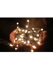 Гірлянда вулична LUMION нитка 100LED 10m 230V колір білий теплий / чорний IP44 EN