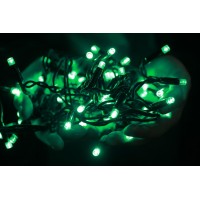 Гирлянда уличная LUMION нить 100LED 10m 230V цвет зеленый/черный  IP44 EN