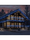Гирлянда уличная LUMION нить 100LED 10m 230V цвет синий/черный, IP44 EN