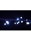 Гірлянда вулична LUMION нитка 100LED 10m 230V колір білий холодний / чорний IP44 EN