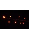 Гірлянда вулична LUMION нитка 200LED 10m 230V колір червоний / білий, IP44 EN