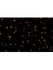Гірлянда вулична LUMION штора 288LED 1,5x1m 230V колір жовтий / чорний IP44 EN