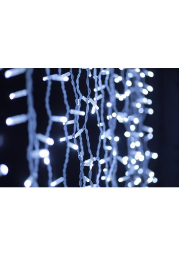 Гірлянда вулична LUMION штора 456LED 2x1,5m 230V колір білий холодний / білий IP44 EN