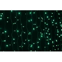 Гирлянда уличная LUMION штора 456LED 2x1,5m 230V цвет зеленый/черный IP44 EN