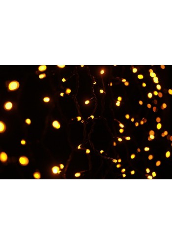 Вулична світлодіодна гірлянда Штора Lumion 456 led колір жовтий довжина 2м. висота 1,5 м IP44, 230V без каб піт