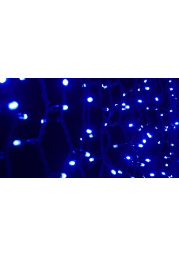 Гірлянда вулична LUMION штора 912LED 2x3m 230V колір синій / чорний IP44 EN
