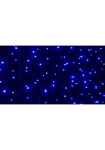 Гірлянда вулична LUMION штора 456LED 2x1,5m 230V колір синій / чорний IP44 EN