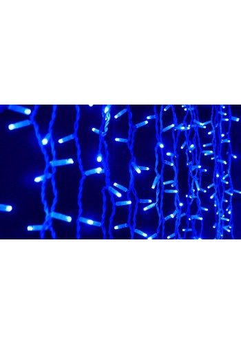 Гірлянда вулична LUMION штора 912LED 2x3m 230V синя IP44 EN