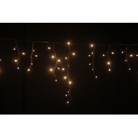 Гирлянда уличная LUMION бахрома 90LED 230V 2x0,5m цвет белый теплый/черный IP44 EN