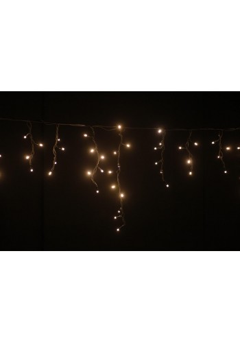 Гирлянда уличная LUMION бахрома 90LED 230V 2x0,5m цвет белый теплый/черный IP44 EN