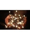 Гирлянда уличная LUMION бахрома 90LED 230V 2x0,5m цвет белый теплый/черный IP44 EN