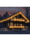 Вулична світлодіодна гірлянда бахрома Lumion 90 led, 230V, IP44, габарити 2 * 0,5 м колір жовтий без каб піт