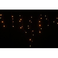 Уличная светодиодная гирлянда бахрома Lumion 90 led, 230V, IP44, габариты 2*0,5м цвет желтый без каб пит
