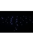 Гирлянда уличная LUMION бахрома 120LED 230V 2x0,9m цвет белый холодный/черный IP44 EN