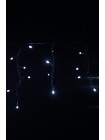 Гирлянда уличная LUMION бахрома 120LED 230V 2x0,9m цвет белый холодный/черный IP44 EN