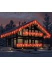 Гірлянда вулична бахрома LUMION 90Led 2x0,5m 230V червоний IP44 EN