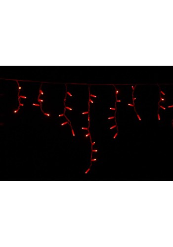 Гірлянда вулична бахрома LUMION 90Led 2x0,5m 230V червоний IP44 EN