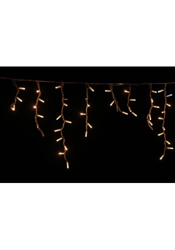 Гірлянда вулична LUMION бахрома 120Led 2x0,9m 230V білий теплий / білий, мерехтить 12Led IP44 EN