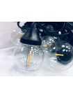 Уличная светодиодная ретро-гирлянда лампочки Lumion Filament Bulb String S14 2м 10 ламп цвет белый теплый