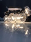 Уличная светодиодная ретро-гирлянда лампочки Lumion Filament Bulb String S14 2м 10 ламп цвет белый теплый