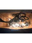 Уличная светодиодная ретро-гирлянда лампочки Lumion Filament Bulb String G45 4м 20 ламп цвет белый теплый