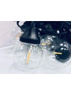 Вулична світлодіодна ретро-гірлянда лампочки Lumion Filament Bulb String 4м 20 ламп зовнішня колір білий холод.