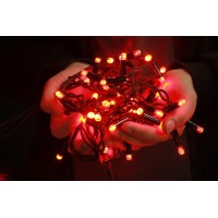 Гирлянда уличная LUMION нить 200LED 10m 230V цвет зеленый/черный IP44 EN