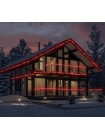 Гірлянда вулична LUMION нитка 200LED 10m 230V колір червоний / чорний IP44 EN