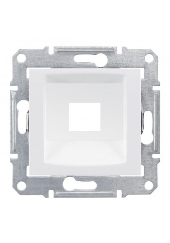 Накладка одномодульная RDM, кат. 5e, 6 UTP Sedna SDN4300421 белый