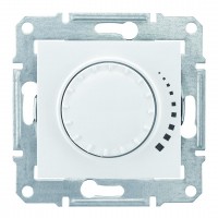 Светорегулятор поворотный индуктивный, 230 В, 60-325 Вт/ВА  Sedna SDN2200421 белый