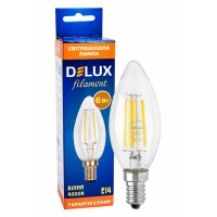 лед лампа  DELUX BL37B 6 Вт 4000K 220В E14 filament - (90011684)