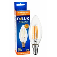 лед лампа  DELUX BL37B 6 Вт 2700K 220В E14 filament - (90011683)