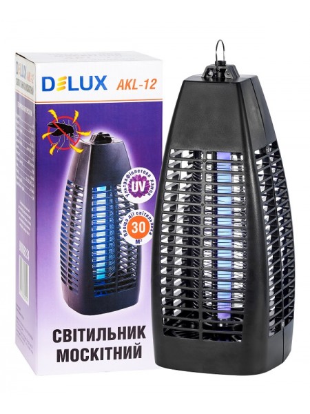 DELUX AKL - 12 1*6Вт пастка для комах 30 м2 IP 20 - (90008224)