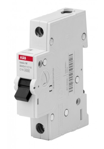 Автоматичний вимикач BASIC M, 1Р, 63А, Х-КА 'С' BMS411C63