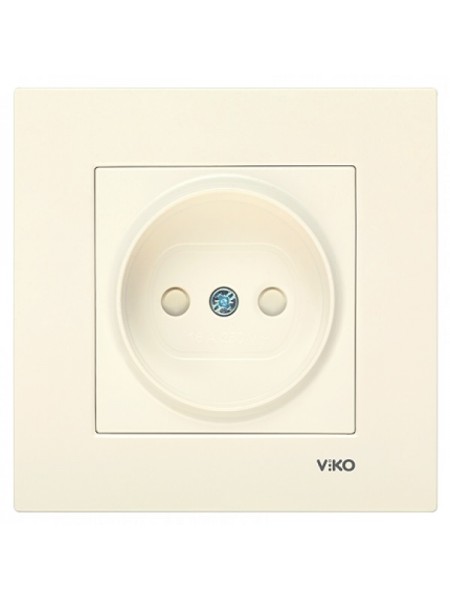 VI KO KARRE КРЕМ Розетка з шторками 90960143 VI KO KARRE КРЕМ Розетка з шторками 90960143