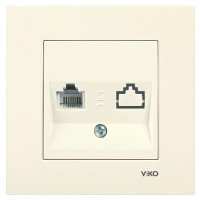 VI KO KARRE КРЕМ Розетка компьютерная 90960132