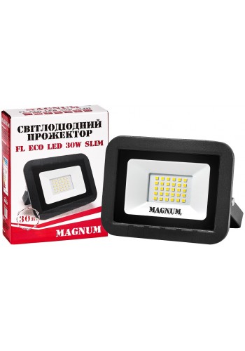 светодиодный прожектор MAGNUM FL ECO LED 30Вт slim_6500К_IP65 - (90011660)