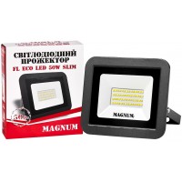 світлодіодний прожектор MAGNUM FL ECO LED 50Вт slim_6500К_IP65 - (90011661)