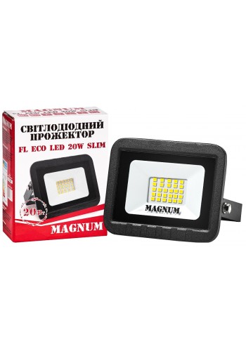 светодиодный прожектор MAGNUM FL ECO LED 20Вт slim_6500К_IP65 - (90011659)