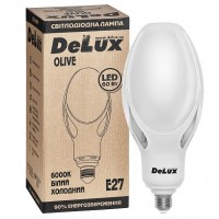 лампа Светодиодная DELUX OLIVE 60w E27 6000K замена ртутно-вольфрамовой лампы - (90011620)